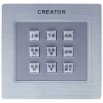 CREATOR CRWM-9 9鍵墻上控制面板